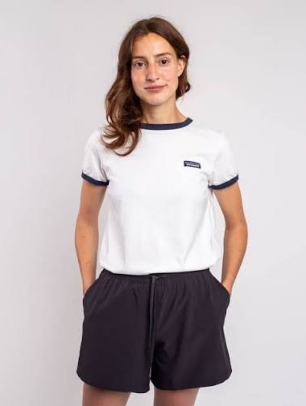 Patagonia P-6 Label Organic Ringer T-Shirt - Women's - Size XS